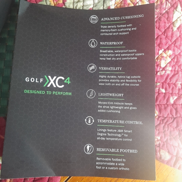 Johnson &Murphy XC4 golf shoe's for men 10 m - Picture 5 of 5